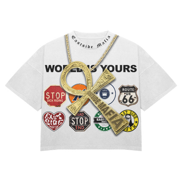 The World Is Yours patch tee